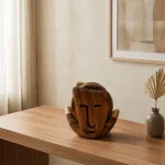 Coasters with Holder - 6 Pieces